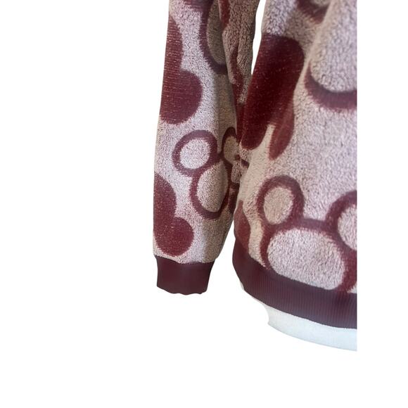 MICKEY MOUSE DISNEY FLEECE CREWNECK SWEATSHIRT WOMENS SIZE SMALL - Picture 5 of 9